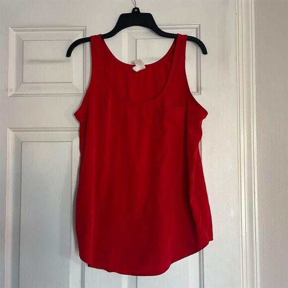 Anthropologie Tops - Anthropologie Women's Sleeveless Red Tank Top Size S Casual Summer